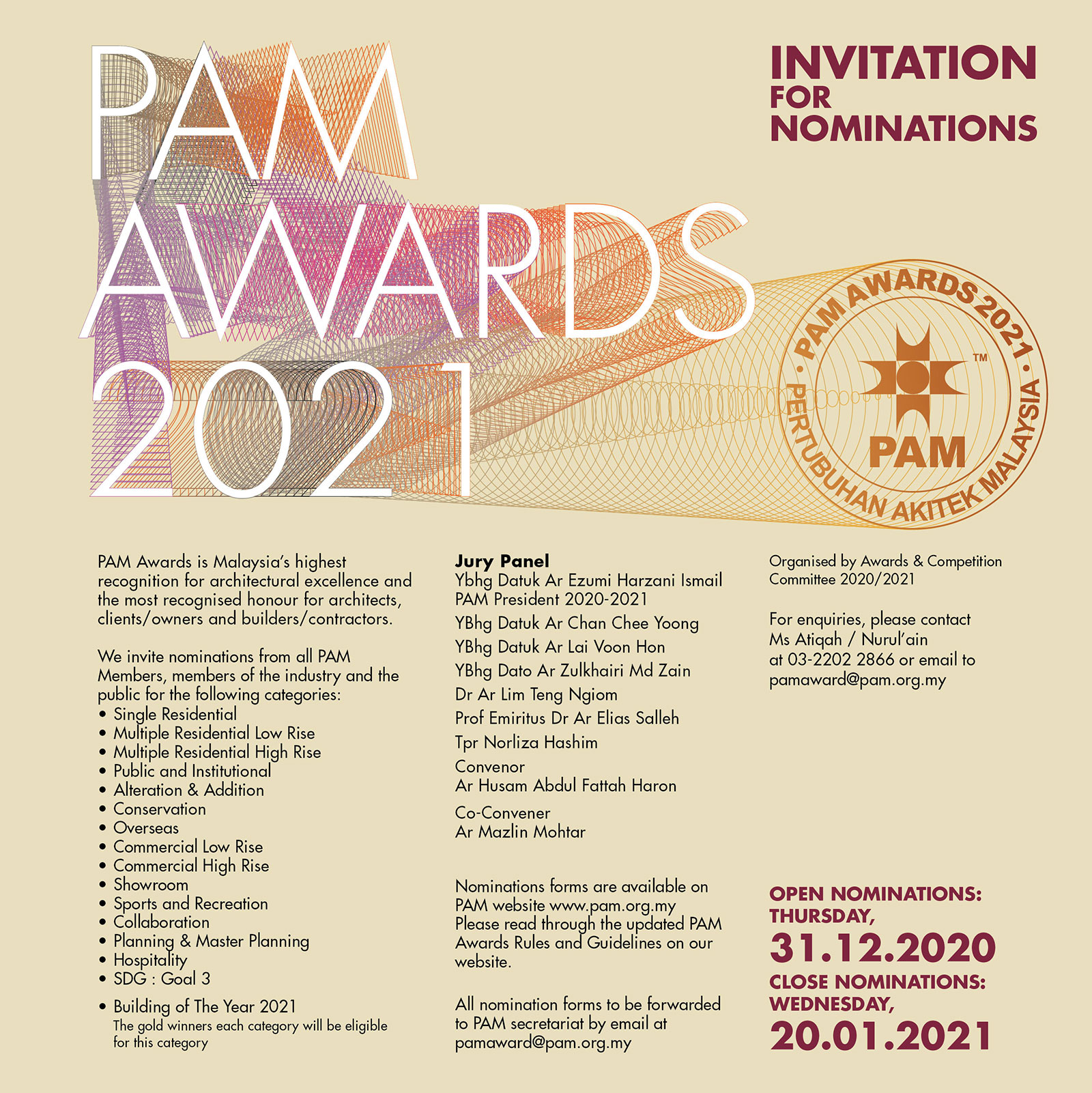 PAM awards 2021