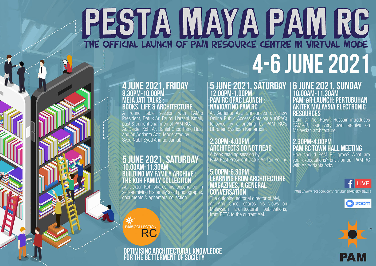 PESTA MAYA PAM RC: THE OFFICIAL LAUNCH OF PAM RESOURCE CENTRE IN VIRTUAL MODE