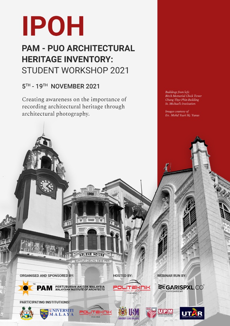 IPOH PAM - PUO Architectural Heritage Inventory Student Workshop 2021
