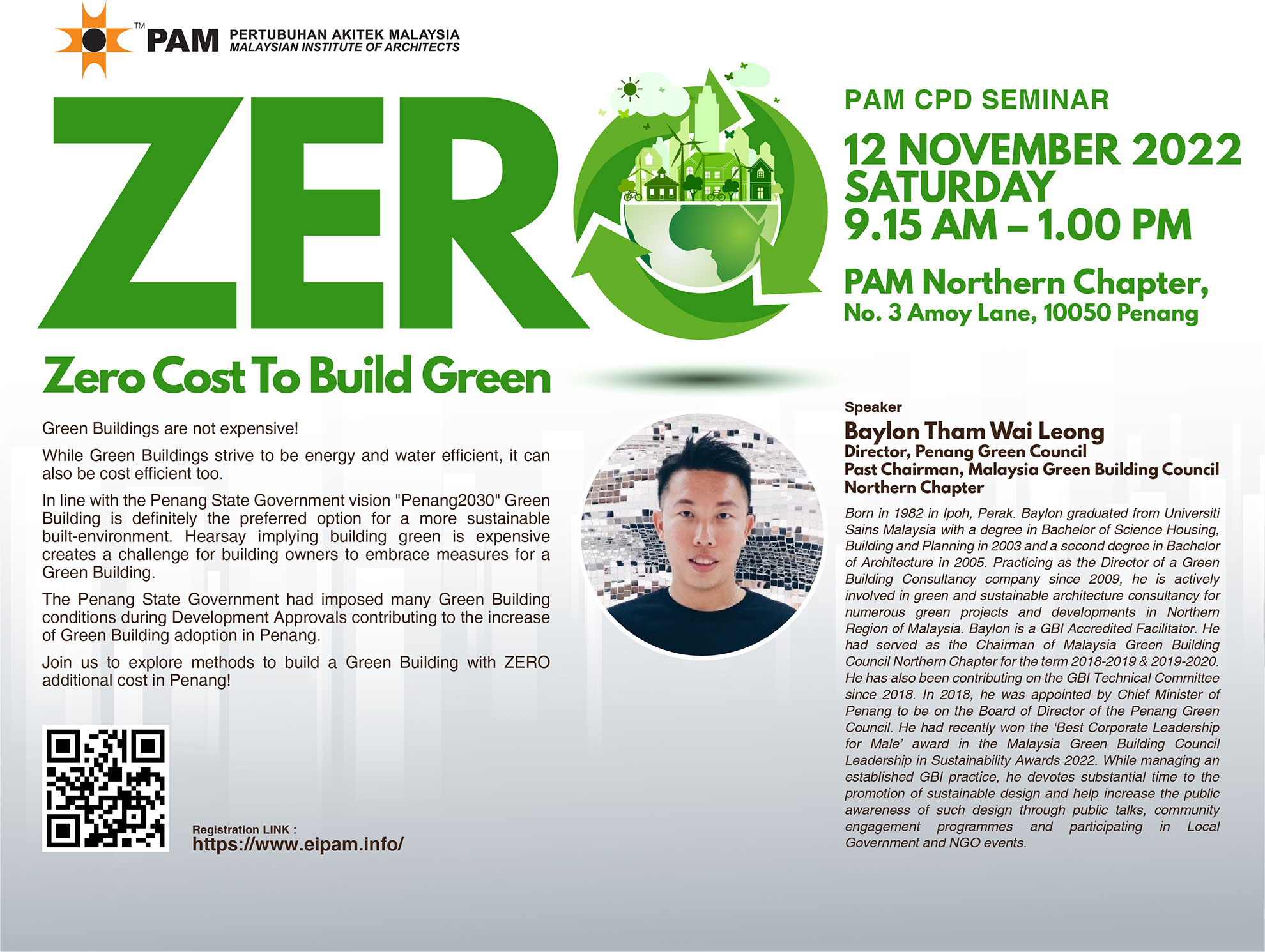 zero cost to build green