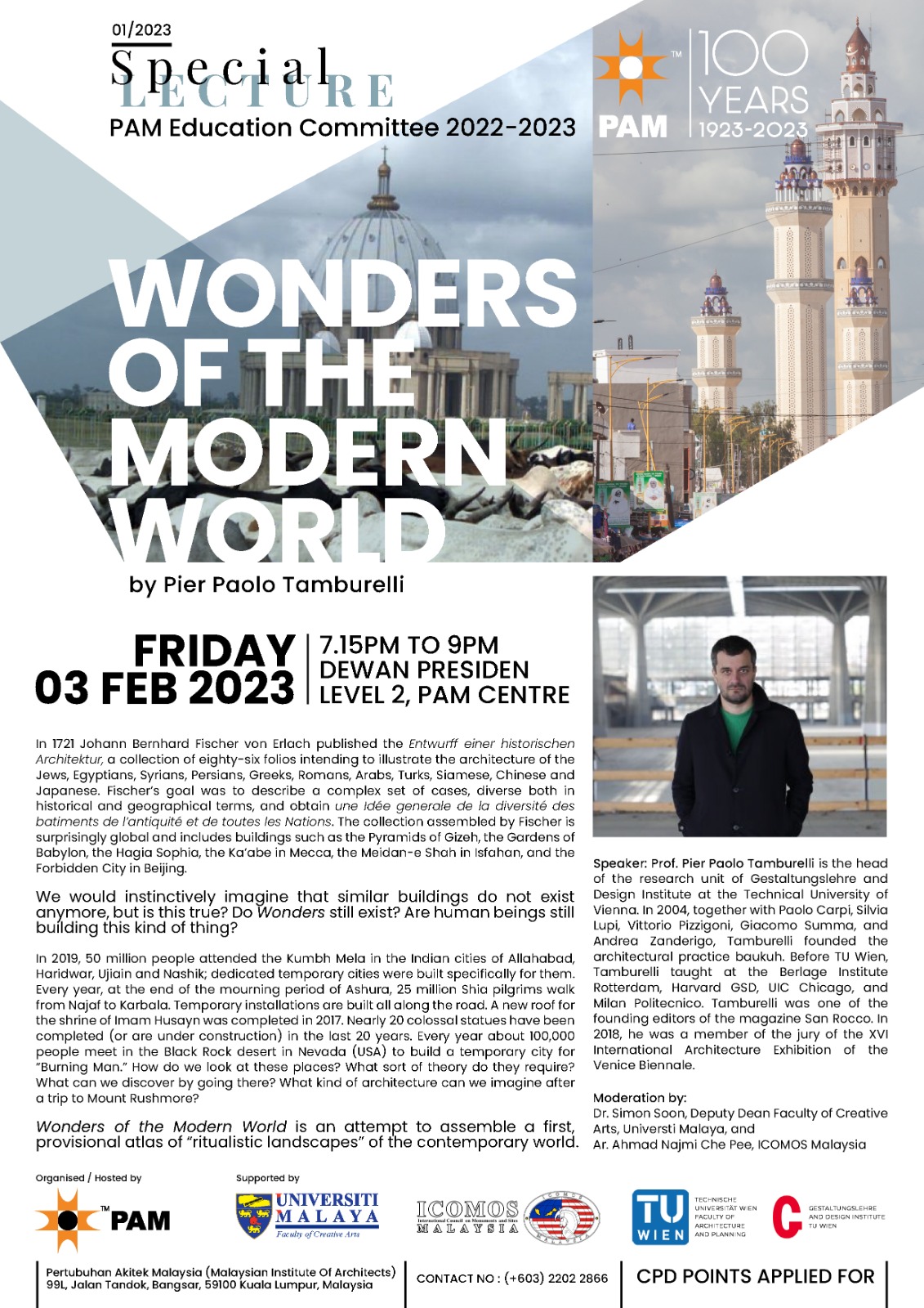 Wonder Of The Modern World By Professor Pier Paolo Tamburelli