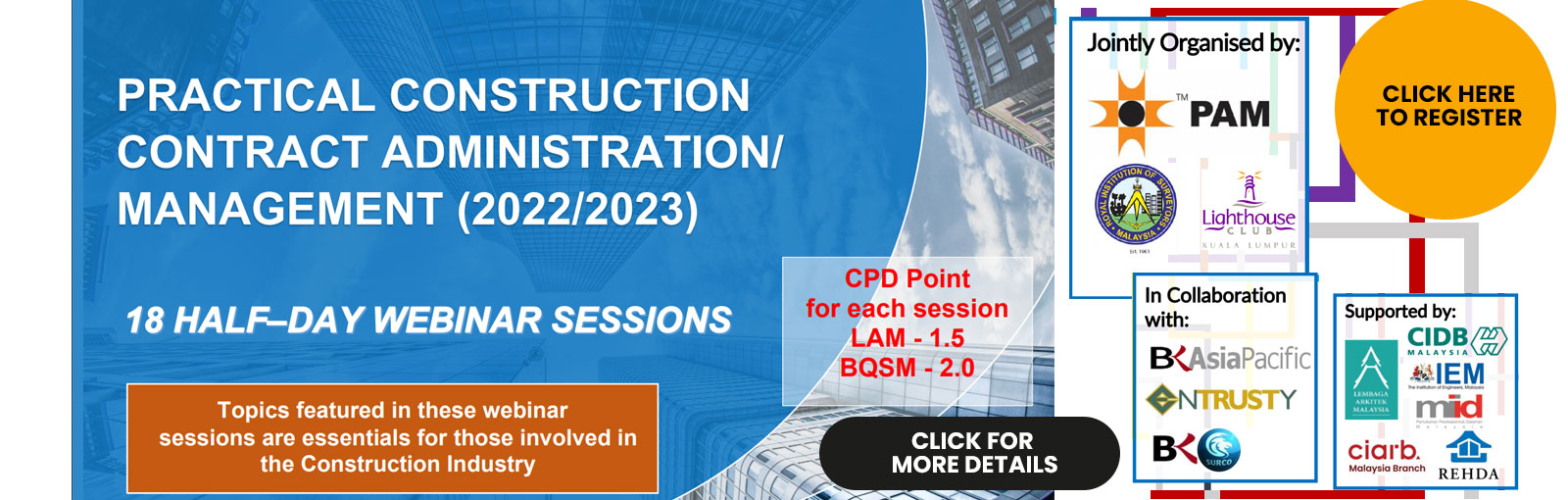 Practical Construction Contract Administration/Management 2022-2023